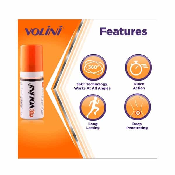 Volini Pain Relief Spray 15 Gm (Pack Of 3)