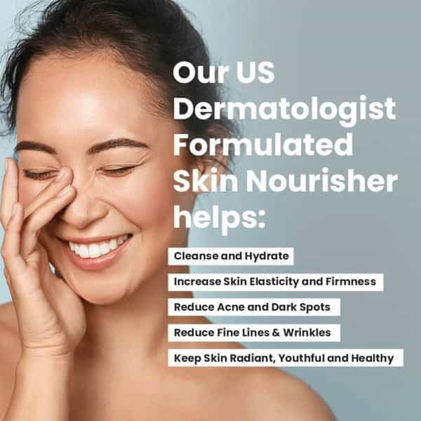 Wellbeing Nutrition Skin Fuel Japanese Collagen | L-Glutathione | Hyaluronic Acid For Skin - 30 Tabs