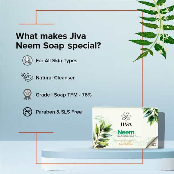 Jiva Neem Soap 5 X 100 G