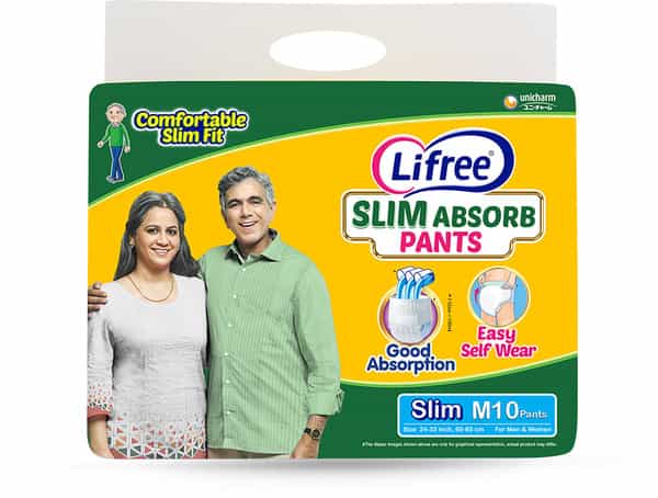 Lifree Slim Absorb Pants Medium - 10 Pants
