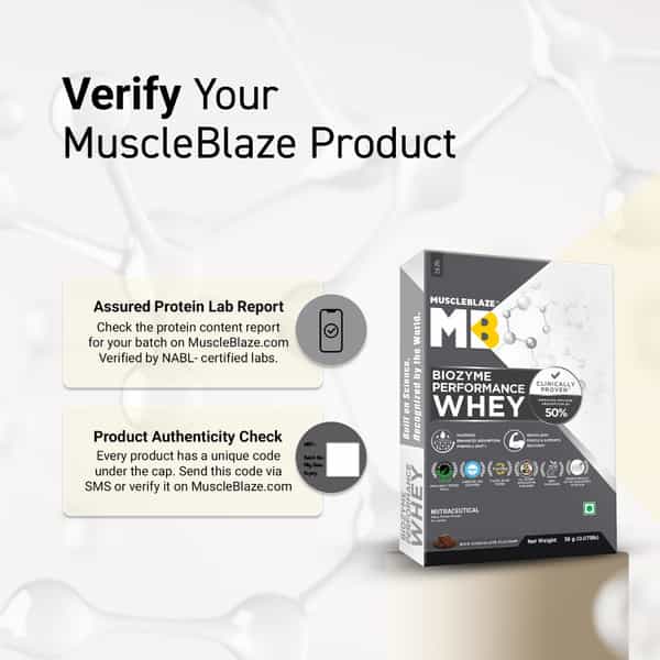 Muscleblaze Biozyme Performance Whey 25G Protein | 36G Sachet | Single Pack | Rich Chocolate