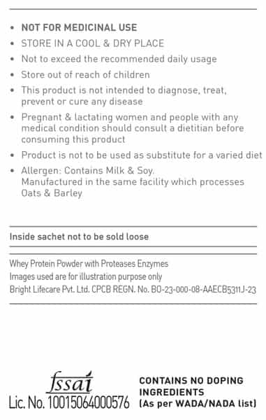 Muscleblaze Biozyme Performance Whey 25G Protein | 36G Sachet | Single Pack | Rich Chocolate