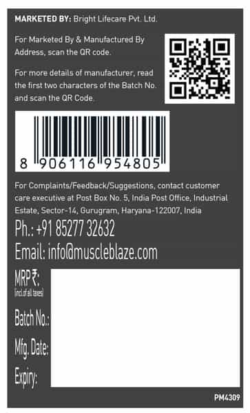 Muscleblaze Biozyme Performance Whey 25G Protein | 36G Sachet | Single Pack | Rich Chocolate
