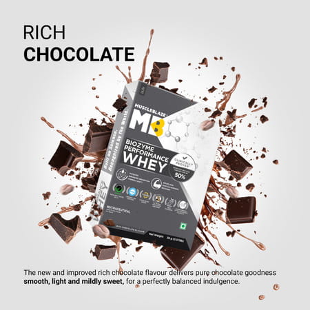 Muscleblaze Biozyme Performance Whey Rich Chocolate 36G (Single Serving)