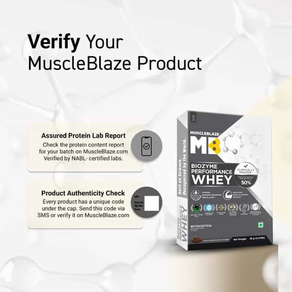 Muscleblaze Biozyme Performance Whey Rich Chocolate 36G (Single Serving)
