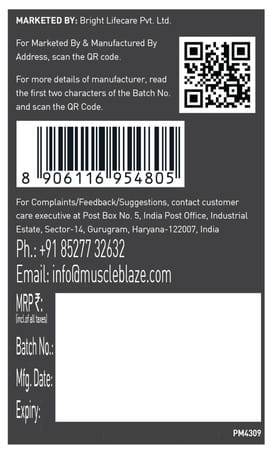 Muscleblaze Biozyme Performance Whey Rich Chocolate 36G (Single Serving)