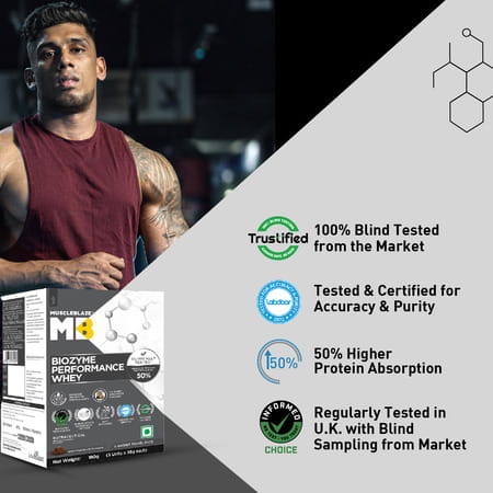 Muscleblaze Biozyme Performance Whey Rich Chocolate 36g (Single Serving)