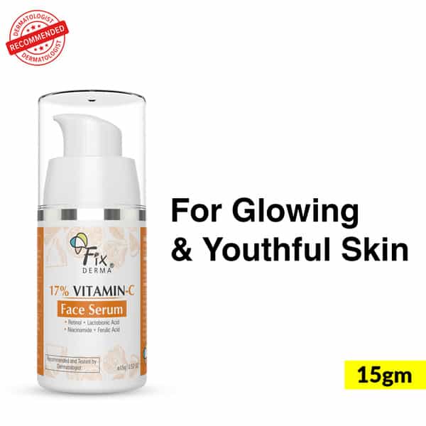 Fixderma 17% Vitamin C Face Serum With Retinol Niacinamide - 15G