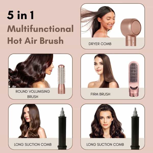 Ktein 5 In1 Pro Hair Styler & Styling Tool - (1 Unit)