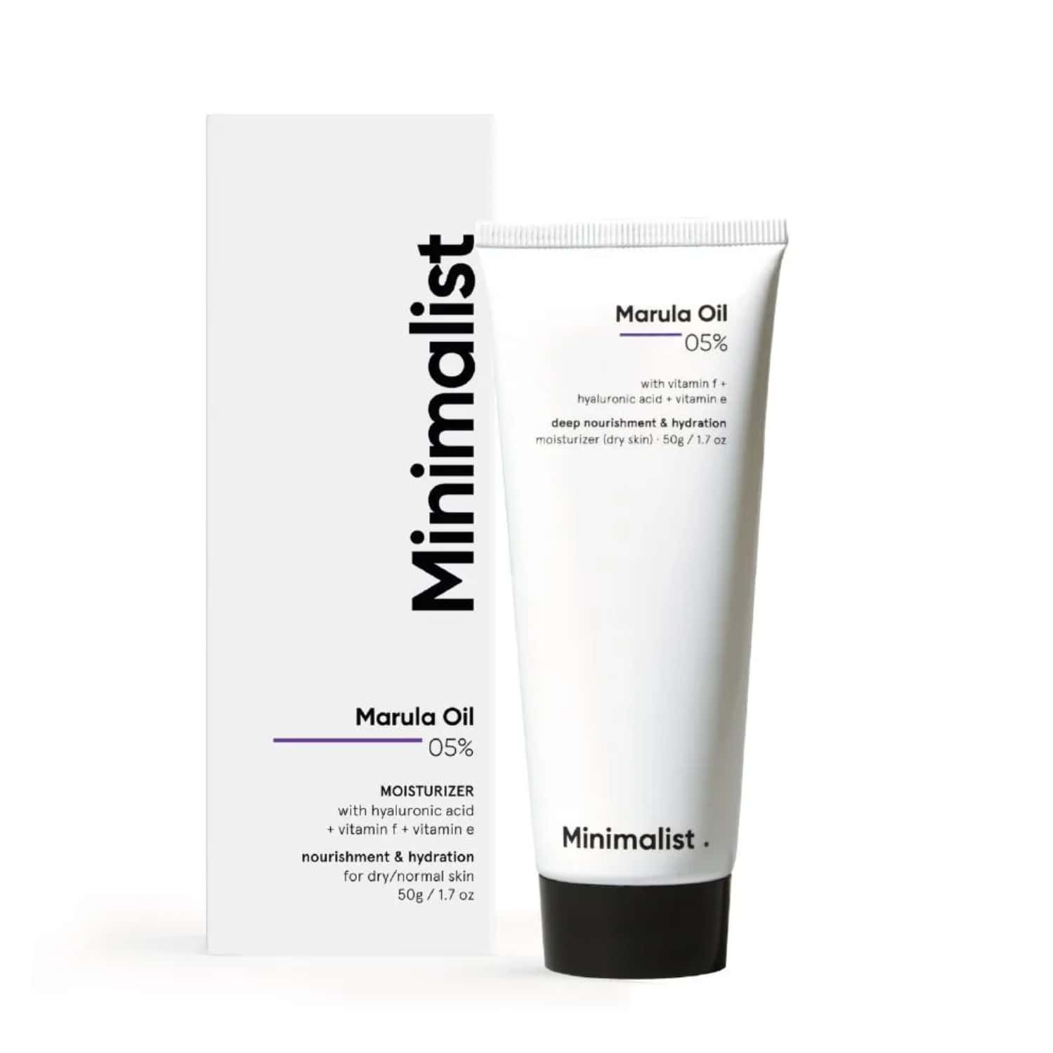 Buy MINIMALIST MARULA OIL 5 MOISTURIZER 50G Online & Get Upto 60 OFF at PharmEasy