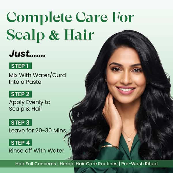 Raw Tatva Bhringraj Powder | Hair Fall Reduction & Scalp Nourishment | All Hair Types | 100G