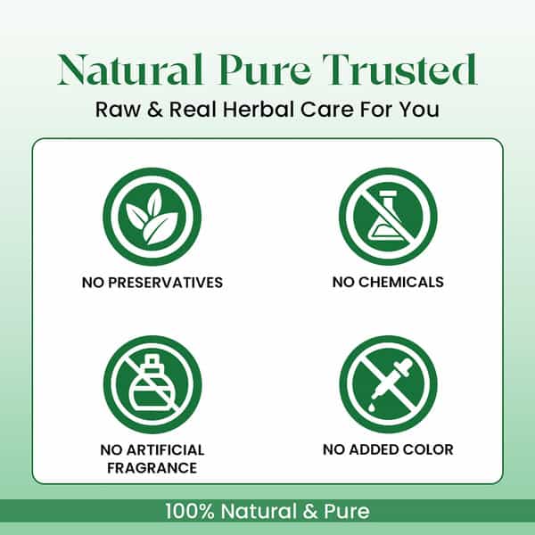 Raw Tatva Bhringraj Powder | Hair Fall Reduction & Scalp Nourishment | All Hair Types | 100G
