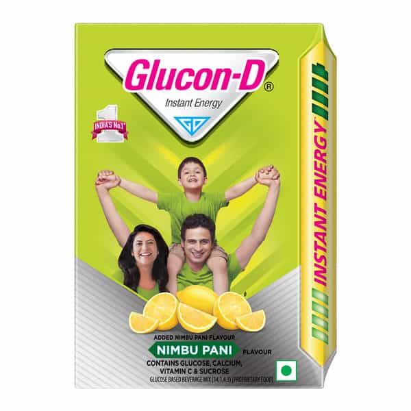 Glucon-D Nimbu Pani With 3 Benefits Of Energy | Recovery | And Immunity | 200 G