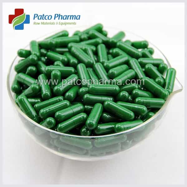 Patco Pharma - Size 1 Green Empty Gelatin Pill Capsule |Diy Powder Filling (Pack Of 5000Pcs)