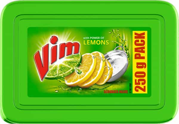 Vim Dishwash Bar Tub Lemon - 250G