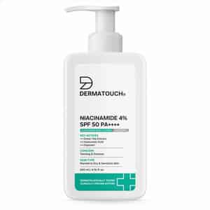 Dermatouch Niacinamide 4% Spf 50 Pa++++ Sunscreen Lotion | All Skin Types | 200ml