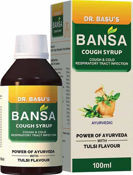 Dr Basu's Ayurvedic Bansa Cough Syrup For Cold & Cough Pack Of- 3