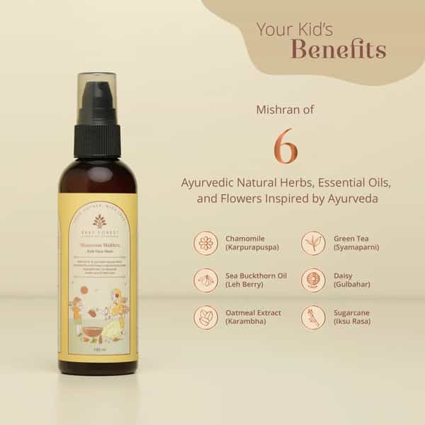 Baby Forest Maasoom Mukhra Ayurvedic Kids Face Wash | 100Ml