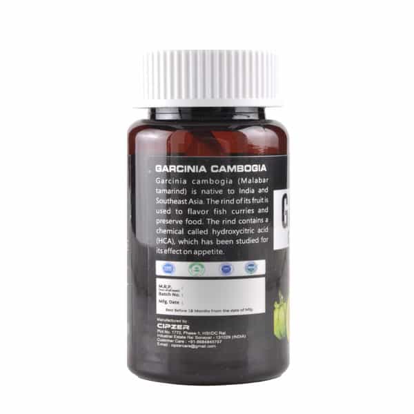 Cipzer Garcinia Cambogia | Helps In Reducing Weight | Abdominal Fat And Obesity-60 Capsule