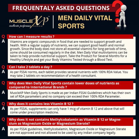 Musclexp Multivitamin Men Daily Sports With 47 Nutrients - 90 Tablets