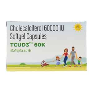Tcud3 60K Strip Of 4 Softgel Capsules