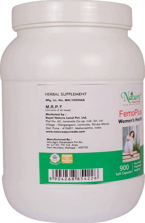 Naturz Ayurveda Femoplus - 900 Capsules (Pack Of 4)