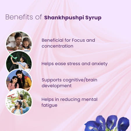 Babyorgano Ayurvedic Shankhpushpi & Brahmi Brain Booster Syrup For Kids - 200ml