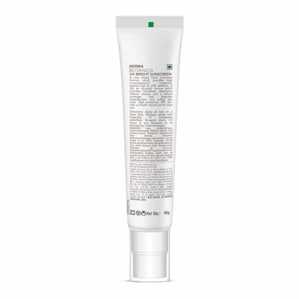 Lotus Dermabotanics 5% Niacinimide Complex + Green Tea Uv Bright Sunscreen Spf 60 And Pa++++ (40G)
