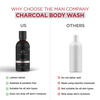 The Man Company Deep Cleansing Activated Charcoal Body Wash - 250 Ml