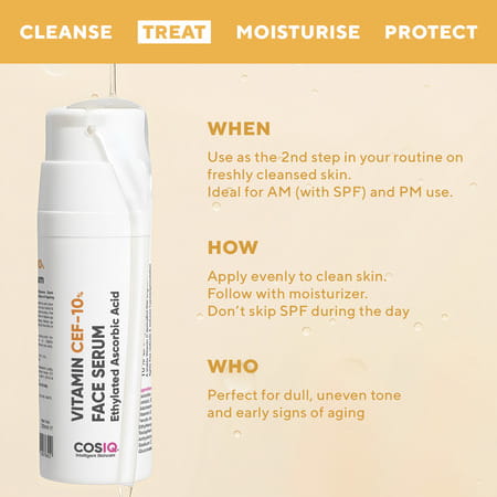 Cos-Iq Vitamin Cef 10% Glow Boost Face Serum 30Ml