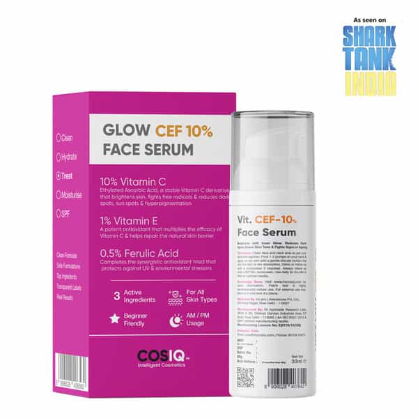 Cos-Iq Vitamin Cef 10% Glow Boost Face Serum 30Ml