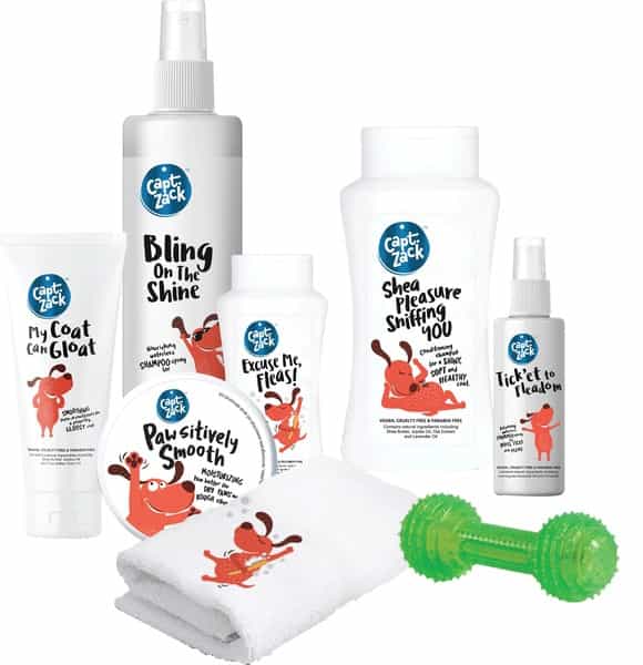 Captain Zack - The Husky Groom Box Ultimate 8-In-1 Head-To-Paw Groom-Kit For Your Dog