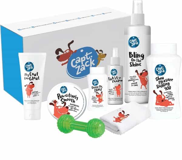 Captain Zack - The Husky Groom Box Ultimate 8-In-1 Head-To-Paw Groom-Kit For Your Dog
