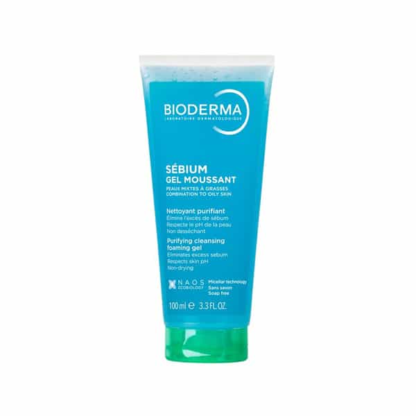Bioderma Sebium Gel Moussant Cleansing Foaming Gel Combination/Oily Skin 100Ml