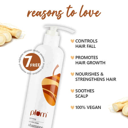 Plum Ginseng Gentle Rinse Shampoo - 300 Ml