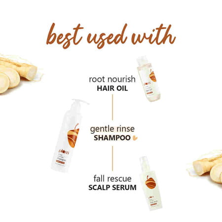 Plum Ginseng Gentle Rinse Shampoo - 300 Ml