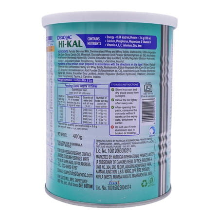 Dexolac Hi Kal Follow-Up Formula Powder For 6 - 24 Months Tin 400 Gm