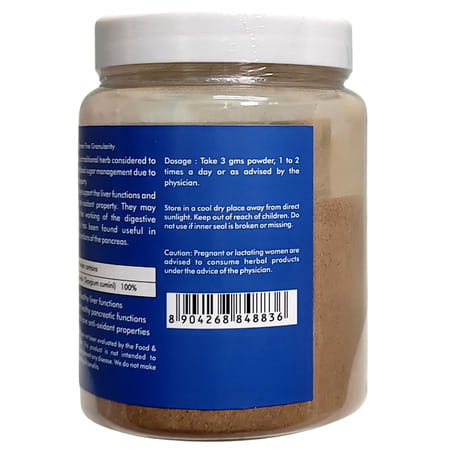 Ved Tattva Organic Jamun Seed Powder 200 G - Sugar Control & Blood Purification