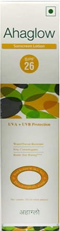 Ahaglow Spf 26 Sunscreen Lotion 100ml