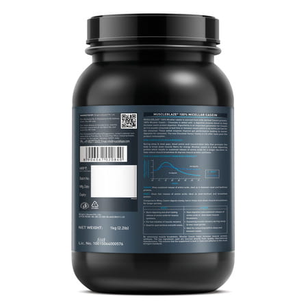 Muscleblaze 100% Micellar Casein (Chocolate | 1 Kg / 2.2 Lb)