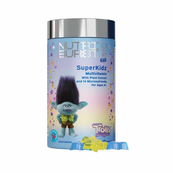 Nutriburst Super Kidz Trolls Gummies - 60 Gummy