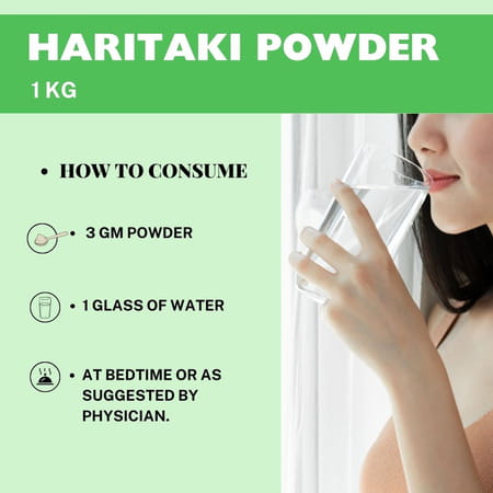 Ved Tattva Haritaki Powder - 1 Kg (Pack Of 5)