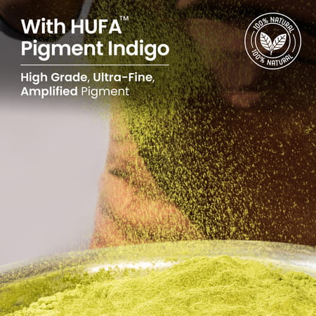 Nat Habit Indigo Powder For Hair | Black Color | 100% Natural (85g)