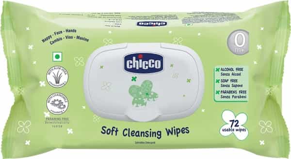 Chicco Baby Wipes Fliptop Packet Of 72