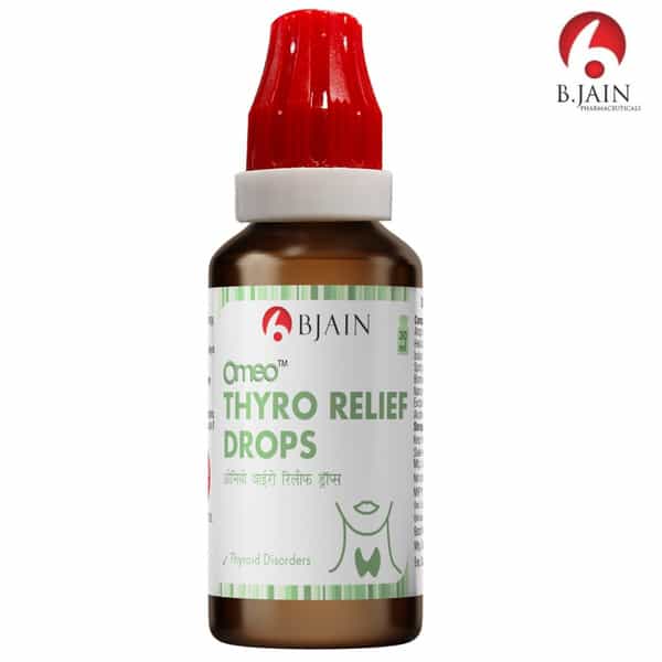 Bjain Omeo Thyro Relief Drops | Thyroid-Stimulator Formula - 30Ml