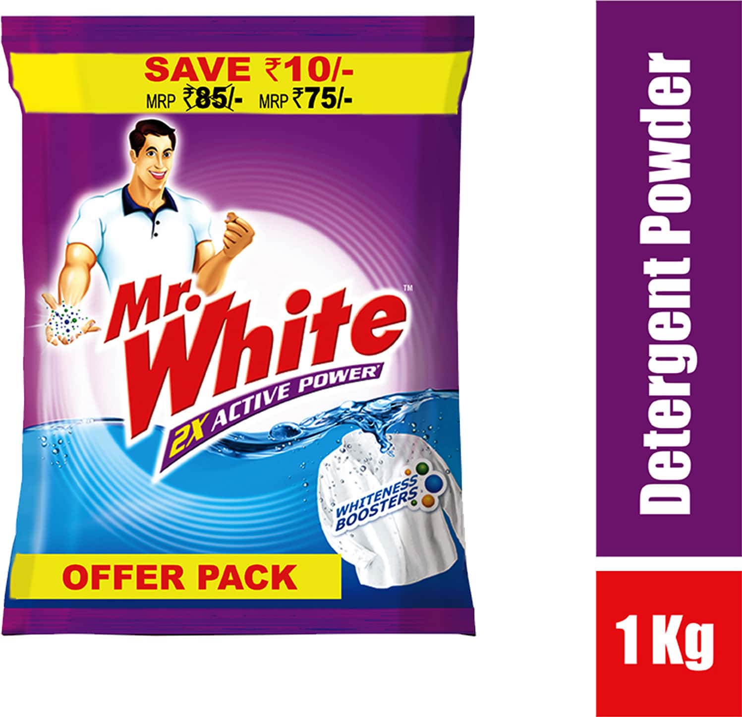 Mr. White Detergent Powder 1 Kg