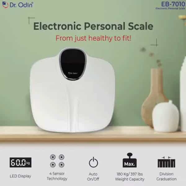 Dr. Odin Electronic Personal Scale White-Eb-7010