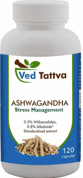 Ved Tattva Ashwagandha 120 Capsules (Pack Of 2)