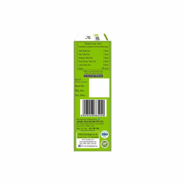 Zindagi Krishna Tulsi Liquid Extract|Natural Antioxidants Helpful In Cough Cold |30 Ml|Pack Of 2