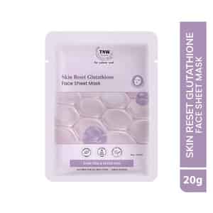 Tnw The Natural Wash Glutathione Face Sheet Mask | Brightening For Oily Skin 20 Gm